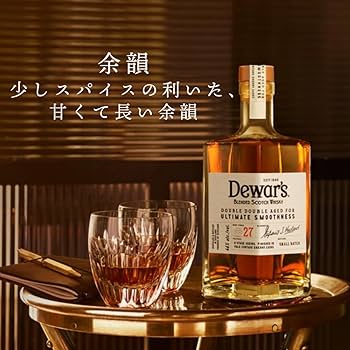 Amazon.co.jp: デュワーズ ダブルダブル 27年 [ ブレンデッド スコッチ