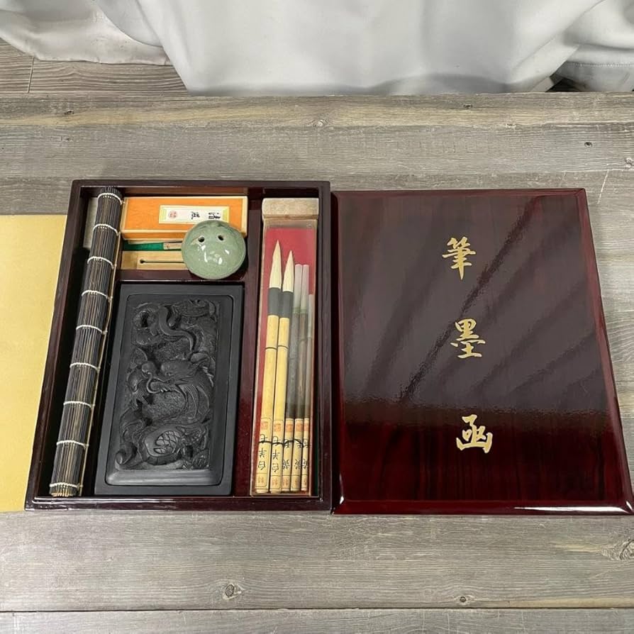 高級書道用品セット筆硯 墨 10点セット中國製