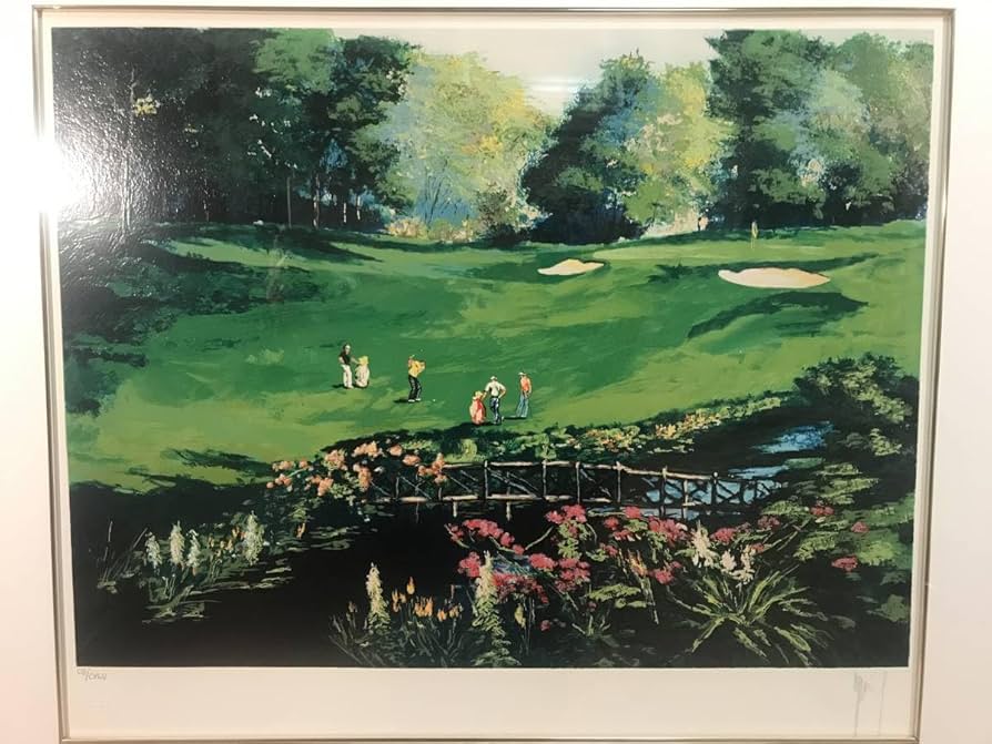 マークキング「アプローチショット」シルクスクリーン直筆サイン