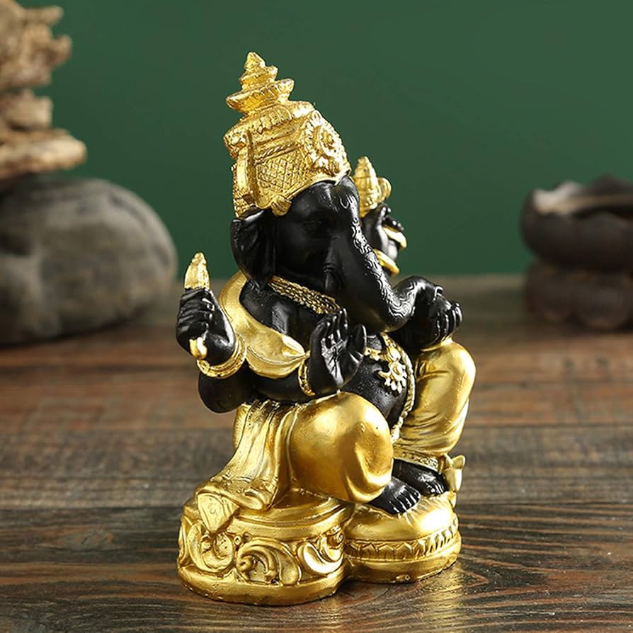 Amazon.co.jp: freneci ガネーシャ像 インドの神様 ガネーシャの置物