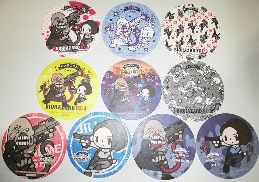 バイオハザード BIOHAZARD クリス コースター 特典 カプコンカフェ