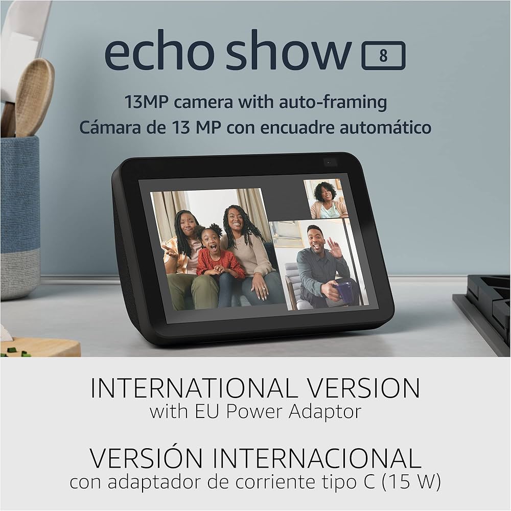 Amazon Echo Show 8ブラック 第二世代 Amazon.com: Echo Show 8 (2nd