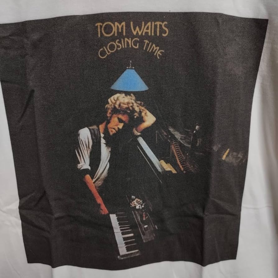 Amazon.co.jp: トムウェイツ Tom Waits ビッグプリント バンドTシャツ