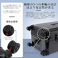 Amazon.co.jp: [GGQAAA] 大容量 荷物 トロリースーツケース 女性 回転