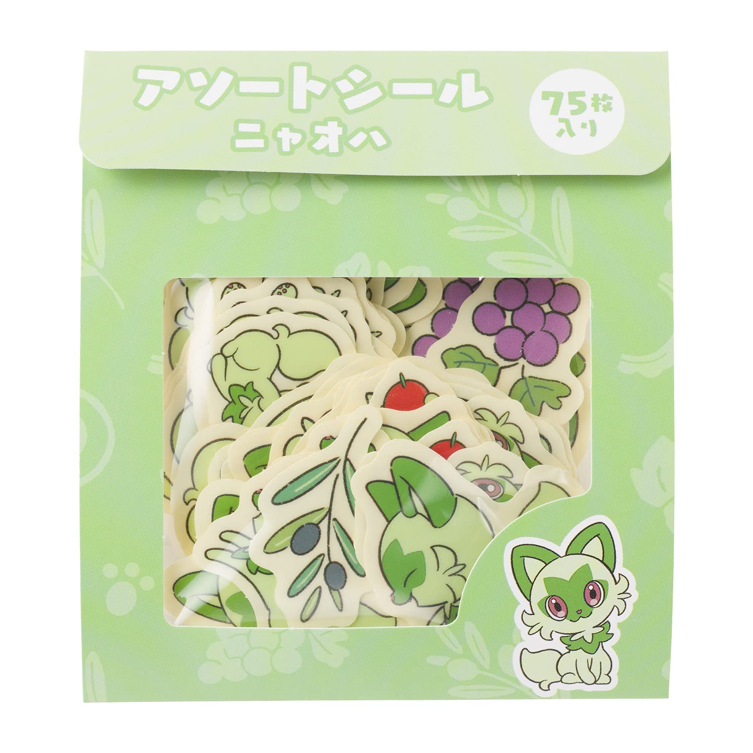 Amazon.co.jp: ポケモンセンターオリジナル アソートシール ニャオハ