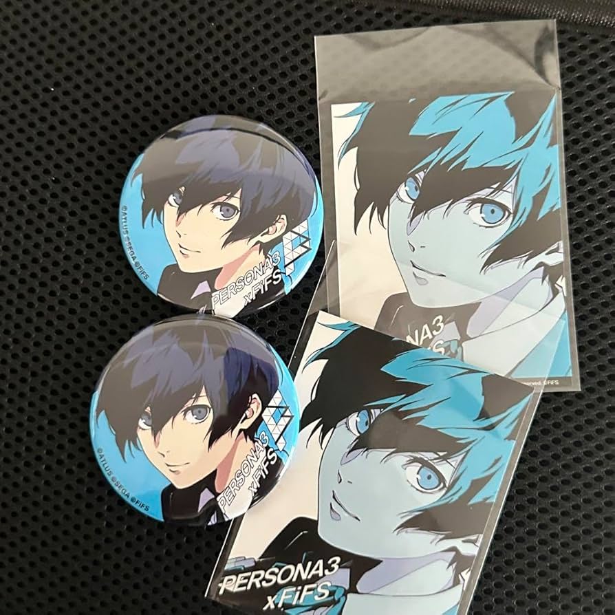 Amazon.co.jp: FiFSイラスト展 ペルソナ3 主人公 キタロー 缶バッジ