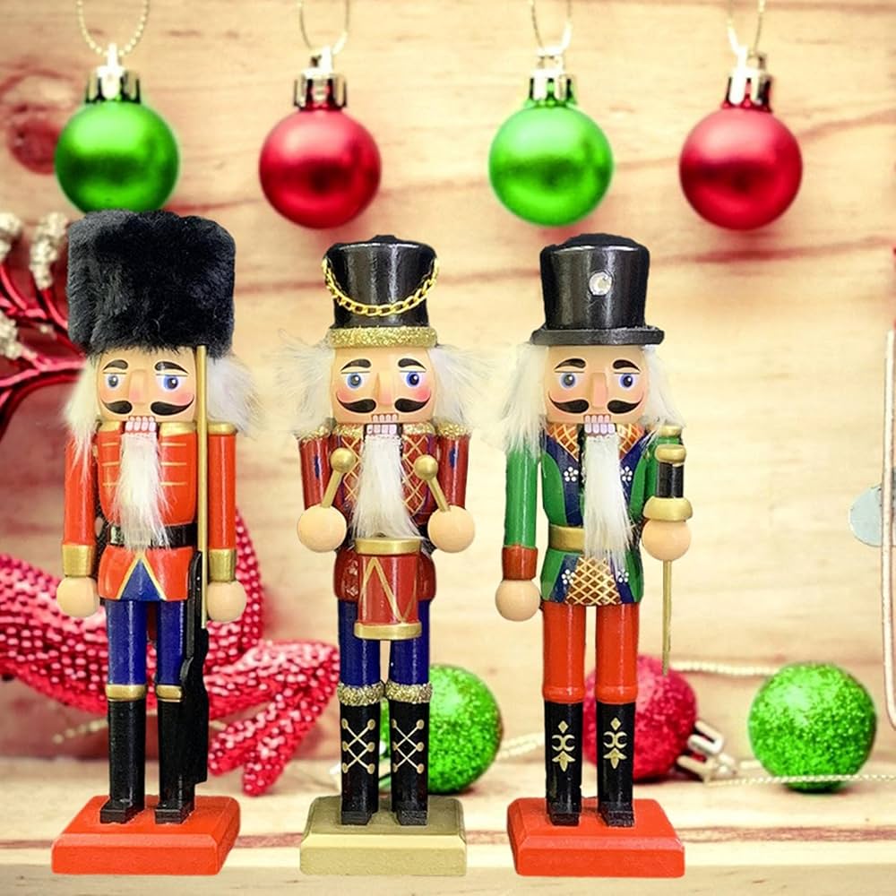 Amazon.co.jp: shopparadise くるみ割り人形 木製 兵士人形 手塗り