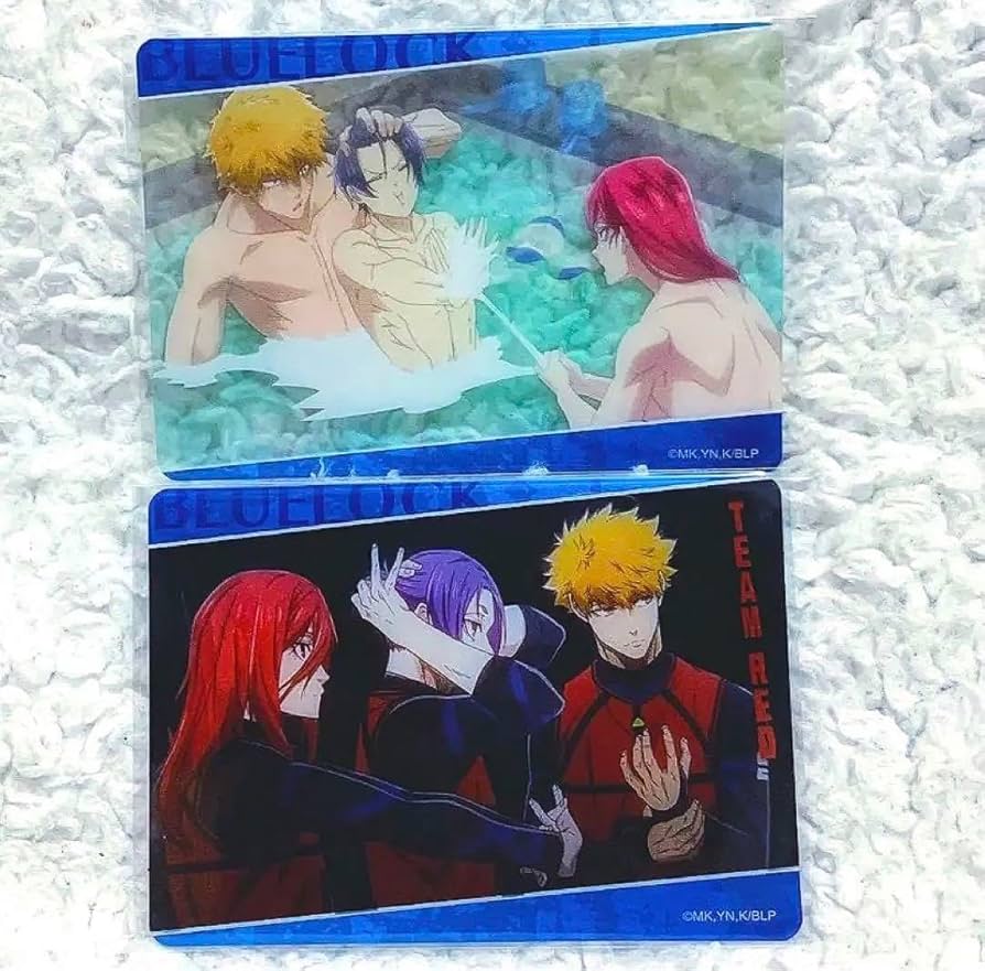ブルーロック PWC コースター 潔 蜂楽 千切 國神 凪 玲王 凛 非売品 ブルー