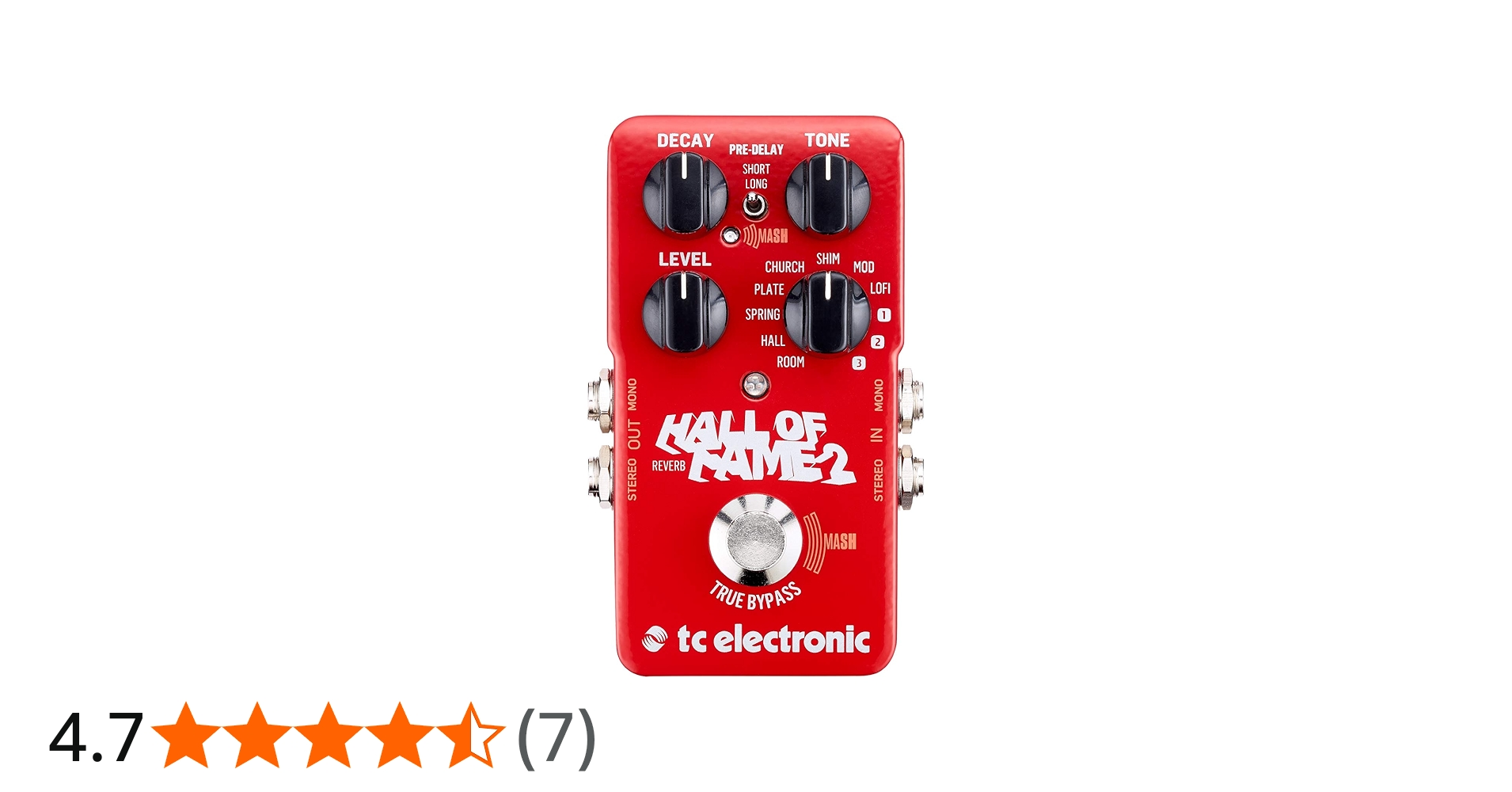 Amazon | tc electronic ◇ Hall of Fame 2 Reverb ◇定番リバーブ