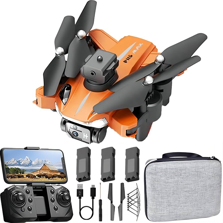 Amazon.co.jp: P11 S ドローン カメラ付き 90°電動調整可能 4K HD
