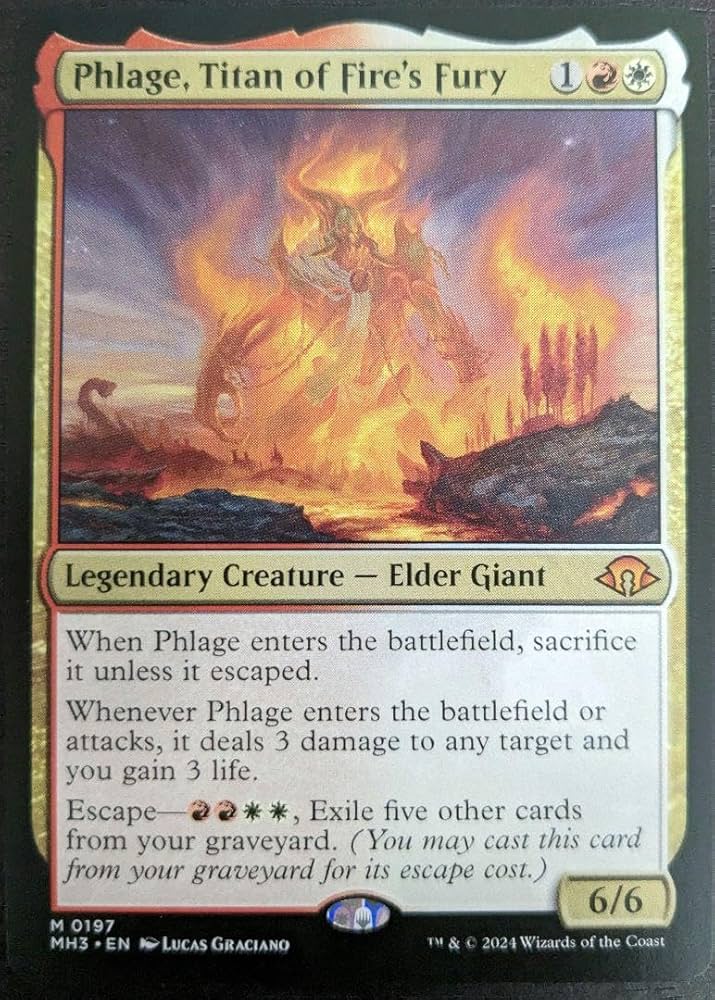 火の怒りのタイタン、フレージPhlage Titan of Fires Fury - マジック
