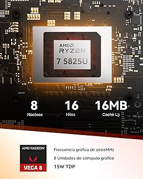 Amazon.com: GEEKOM Mini PC A5 con AMD Ryzen 7 5825U, cobertura de