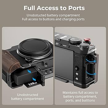 Amazon.com : SMALLRIG X-M5 Wooden Handgrip L-Shape Grip for