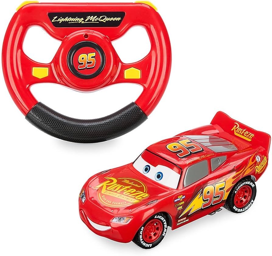 Amazon.com: Disney Lightning McQueen Remote Control Vehicle : Toys