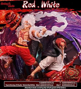 Amazon.co.jp: モンキー・D・ルフィ 赤髪のシャンクス フィギュア 1/6