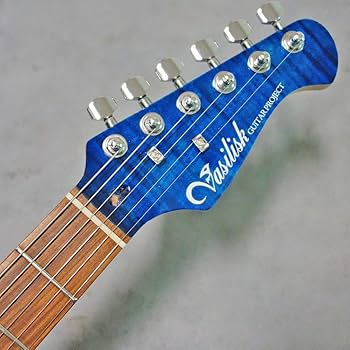 Amazon | Vasilisk VAS-01 Trans Blue | エレキギター | 楽器・音響機器