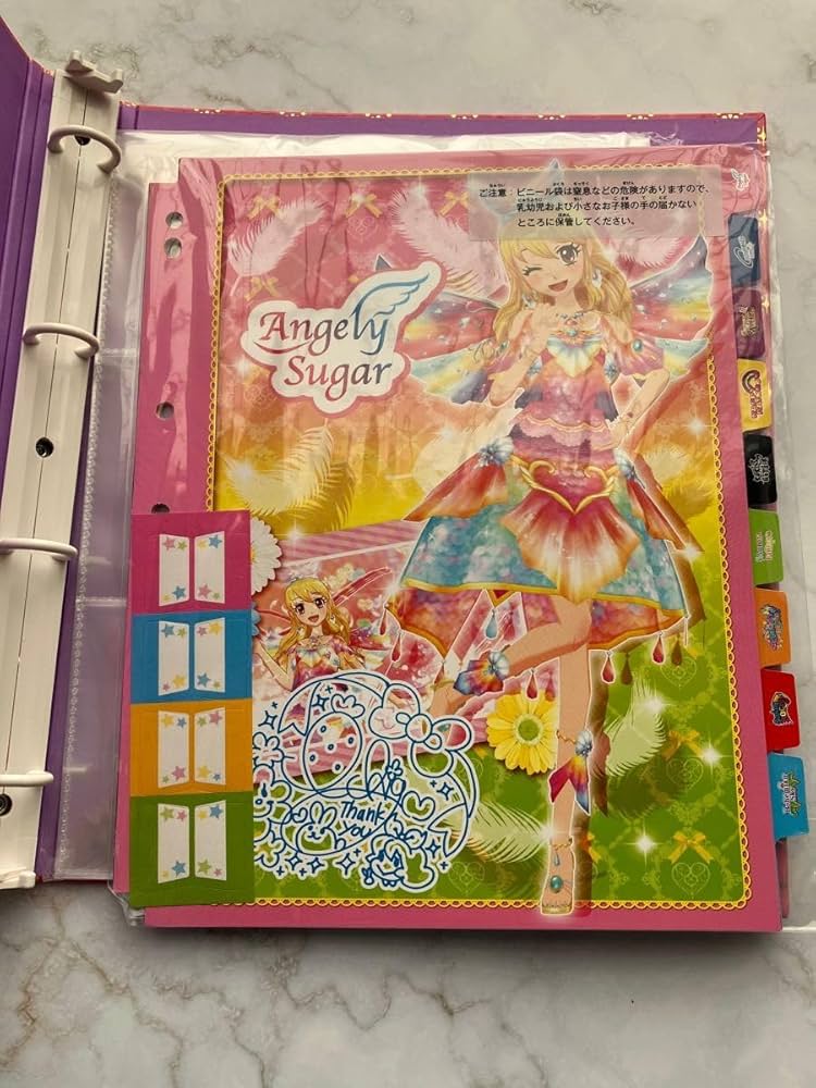 アイカツ ゲームカードセット 11ページ分 バインダー付き88枚