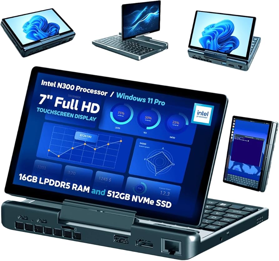 Amazon.com : GPD MicroPC 2 | Portable Mini Laptop with 7