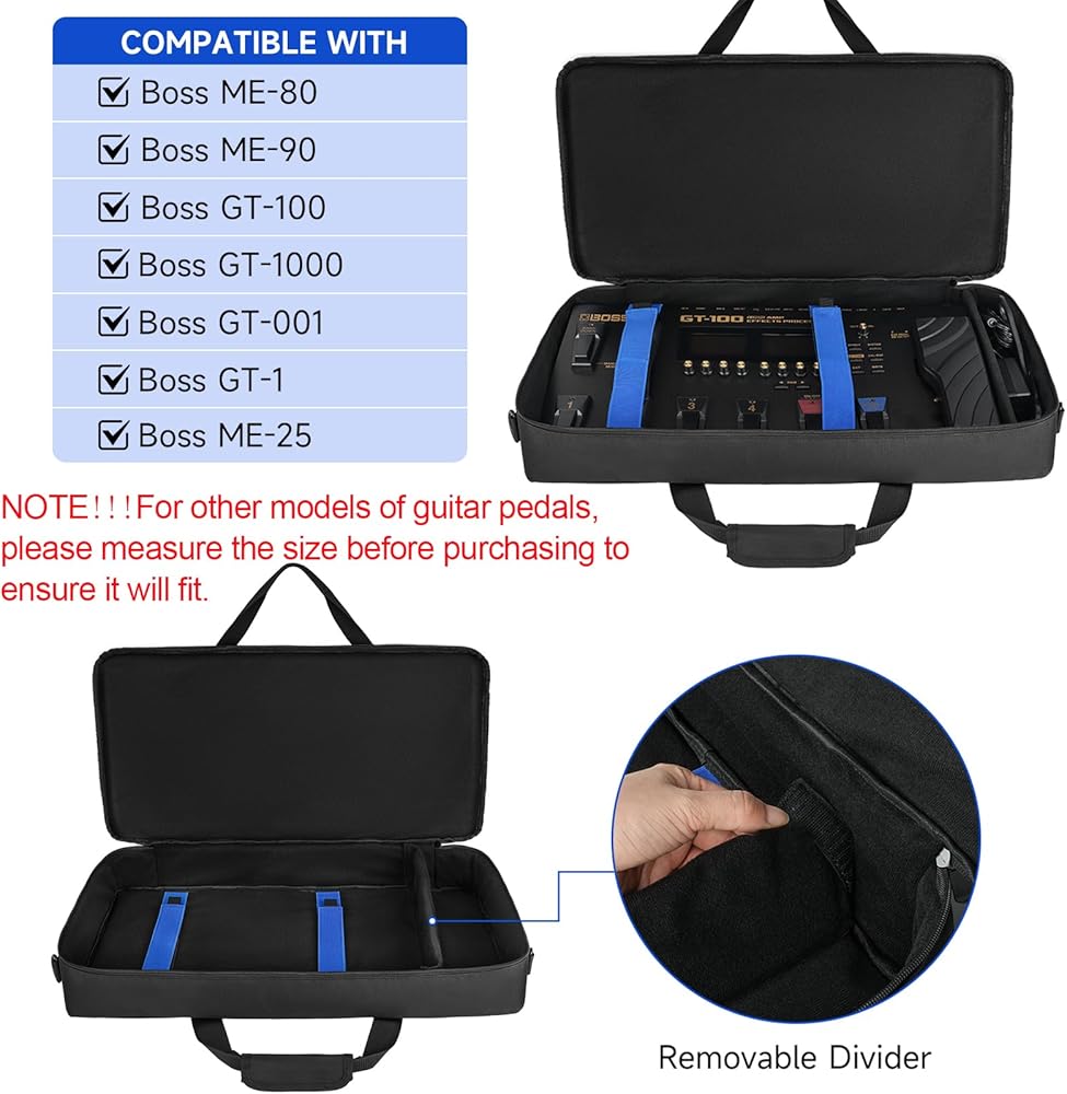 Amazon.com: Carrying Bag Compatible with Boss ME-90/GT-1000/GX-100