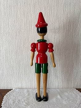 Amazon | ピノキオ 木製人形 イタリア レトロ ヴィンテージ インテリア