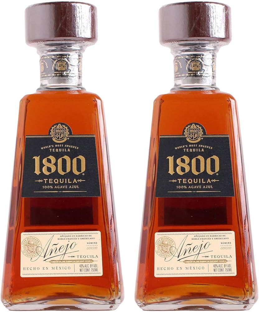 Amazon.co.jp: クエルボ 1800 アネホ 40％ 2本セット [ テキーラ
