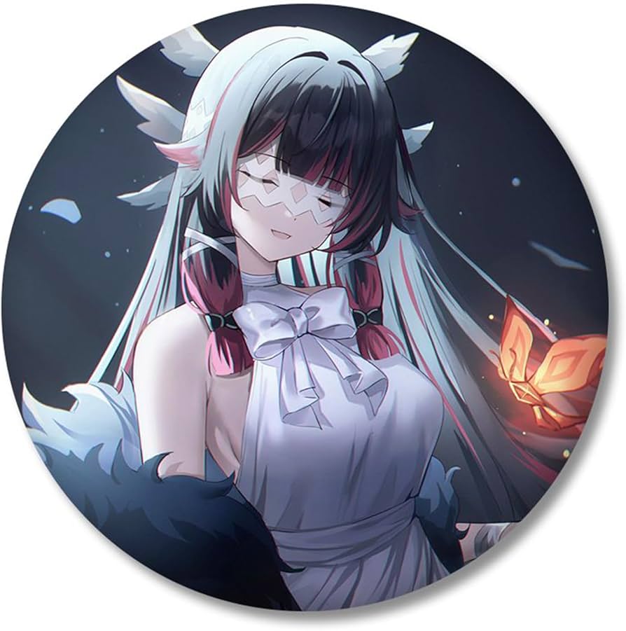 Amazon.co.jp: 原神 バッジ コロンビーナ 少女 缶バッジ ブローチ