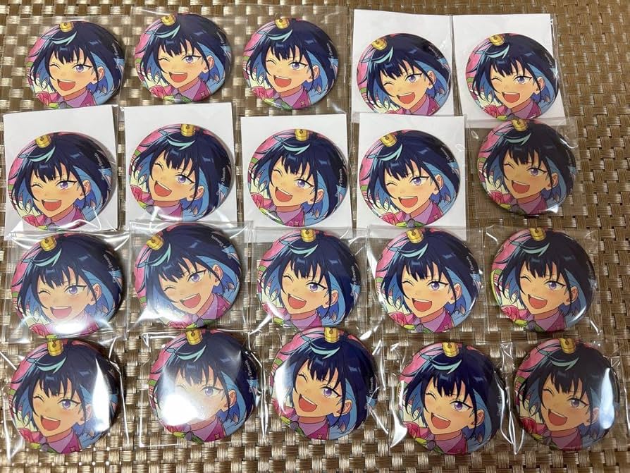 あんスタ エス 冴霧笑主 缶バッジ フィーチャー あんスタ エス 冴霧笑