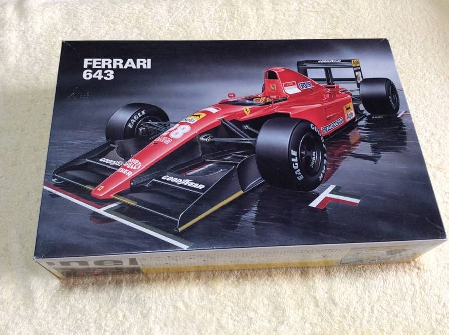Amazon | フェラーリ643 1/24 ロッソ 未組立 車 乗り物 赤 レッド