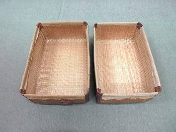 Amazon.co.jp: 昭和レトロ行李こおり柳行李アンティーク古民具収納衣装