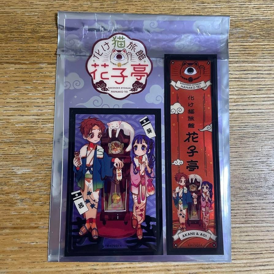 地縛少年花子くん 化け猫 ゴーストホテルカフェ 缶バッジ 茜 葵 スミレ