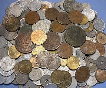 Amazon.co.jp: 日本古銭まとめ売り 雑銭 450g以上 C2 : ホビー