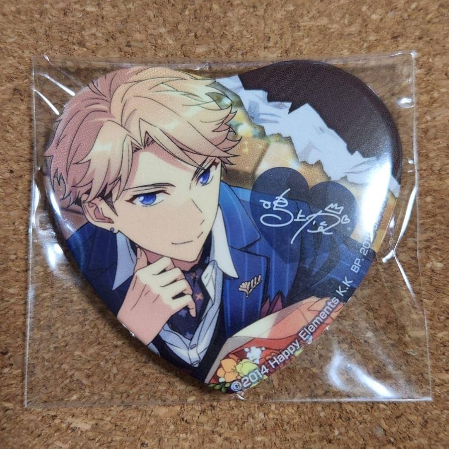 Amazon.co.jp: あんスタ ハート缶 バレンタイン 缶バッジ Knights 鳴上