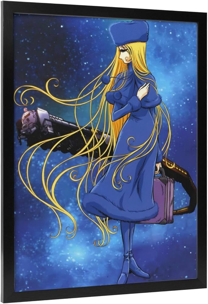 Amazon.co.jp: 銀河鉄道999 松本零士 アートパネル アートフレーム