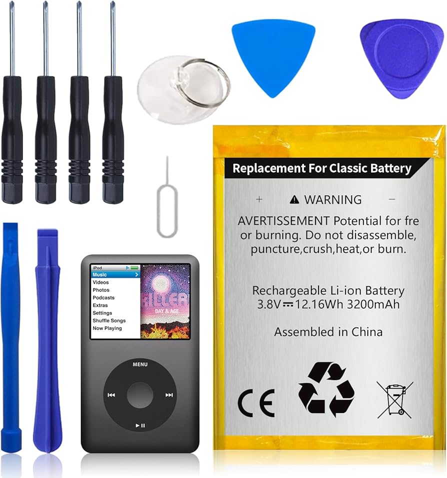 Amazon.com: Fwioaor Replacement Battery for iPod Classic/Video 5th