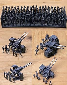 Amazon | バンカースタジオ 1/350 日本海軍 八九式 十二糎七 連装高角