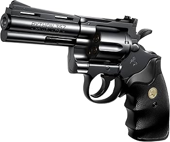 Amazon | 東京マルイ コルトパイソン 357マグナム 4インチ ブラック