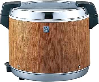 Amazon | タイガー魔法瓶(TIGER) 業務用 保温 電子ジャー 3升 木目 JHA