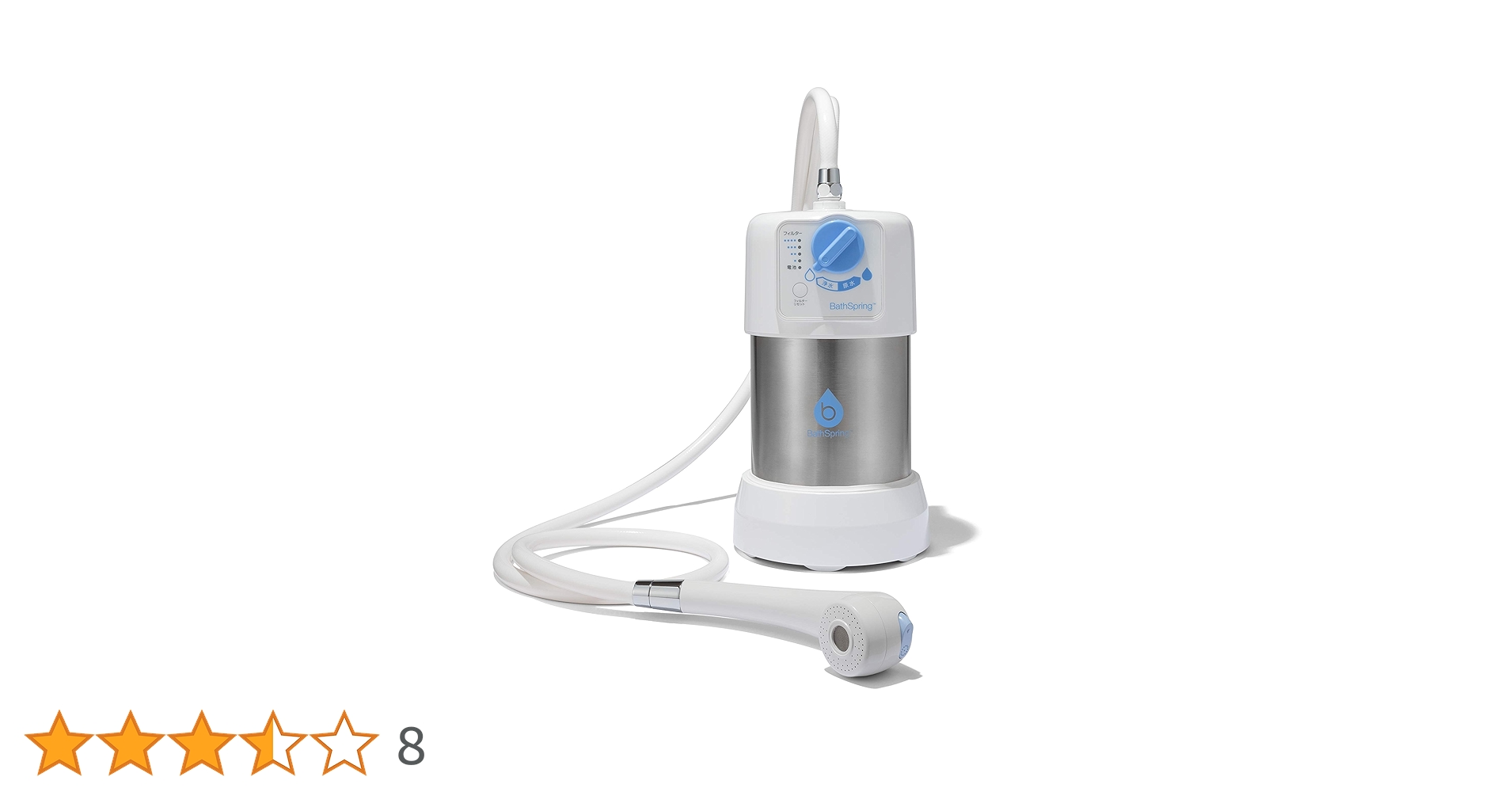 AMWAY 未使用 BathSpring 浄水器 ホワイト/シルバー 楽天市場