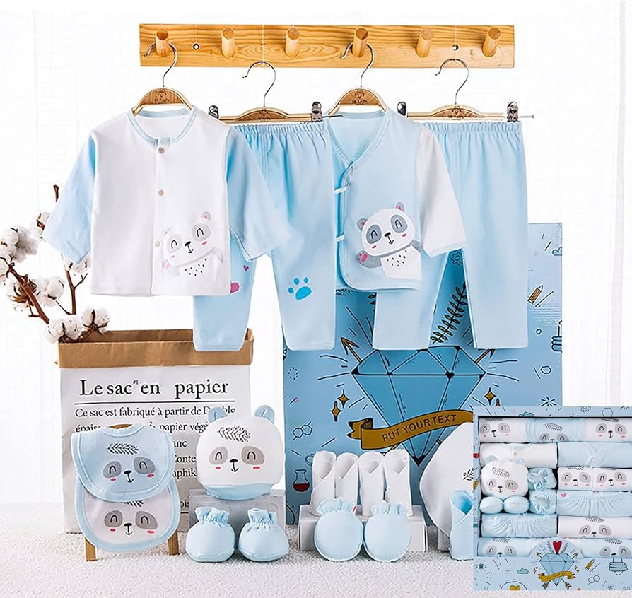Amazon | Puhang ベビー服 出産祝い 新生児服 肌着 18点セット ベビー