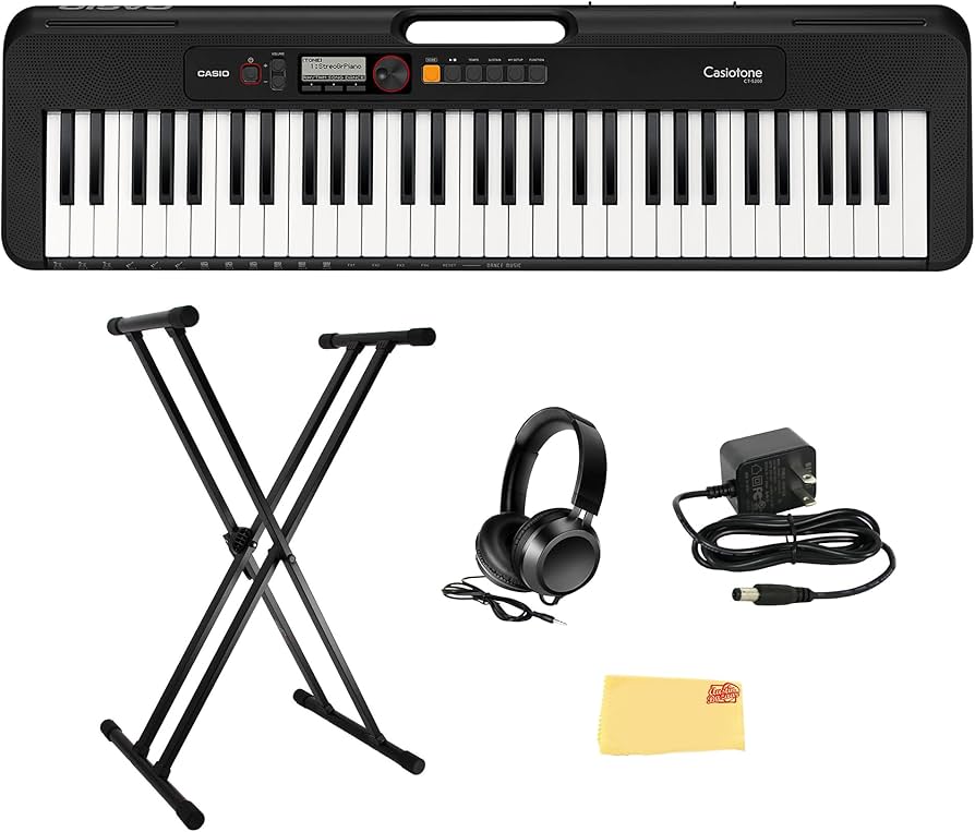 Amazon.com: Casio Casiotone CT-S200BK 61-Key Portable Keyboard