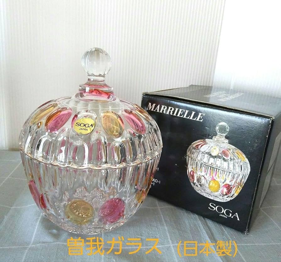 古いガラス 標本瓶 ヴィンテージ キャンディポット ガラスジャー