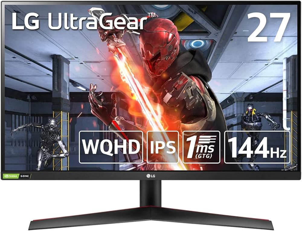 Amazon.co.jp: LG UltraGear 27GN800-B Frameless Gaming Monitor, 27