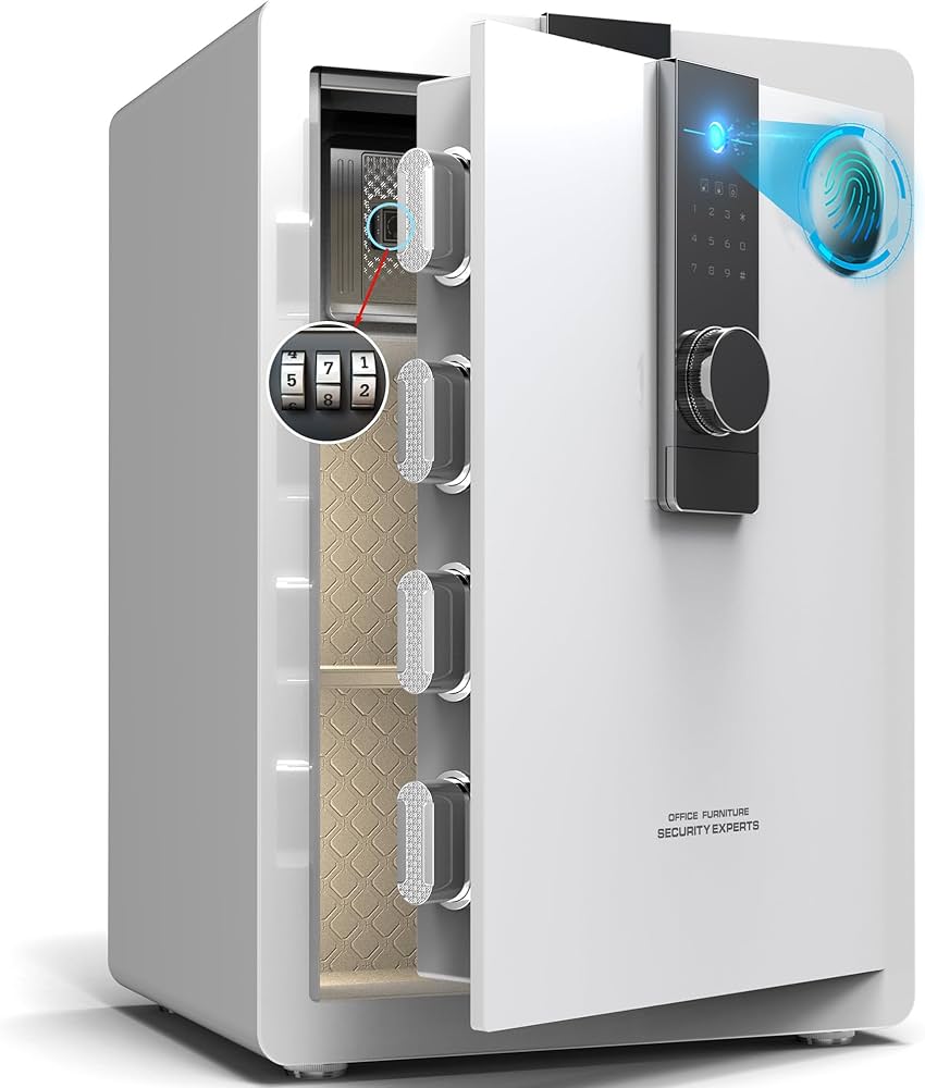 Amazon.co.jp: GIRGBE【強化版】超大 家庭用 指紋認証 暗証番号 82L