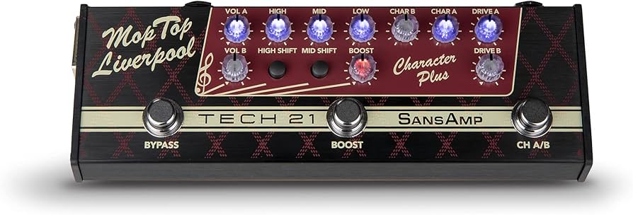 Amazon.com: Tech 21 SansAmp Character Plus - Mop Top Liverpool