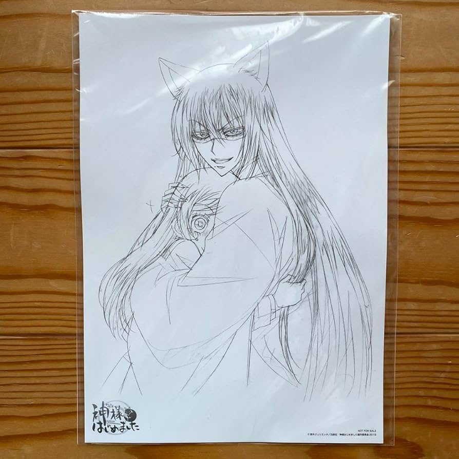 神様はじめました神はじ複製原画4枚巴衛