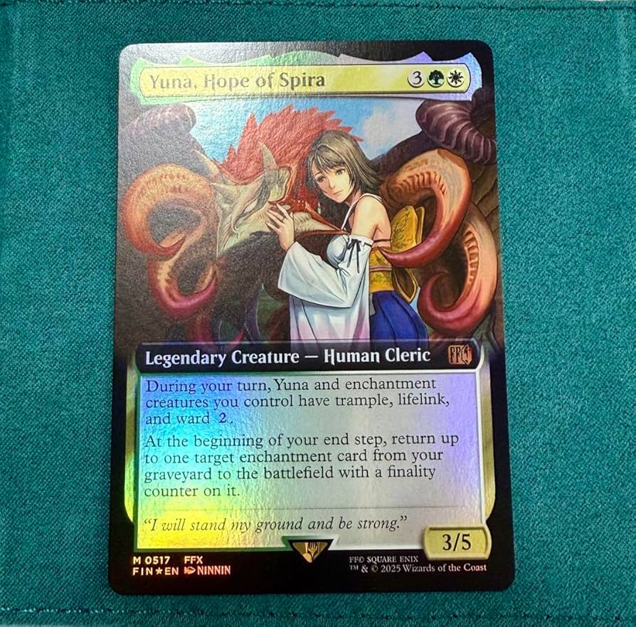 MTG スピラの希望、ユウナ エラーカード 未使用美品】スピラの希望
