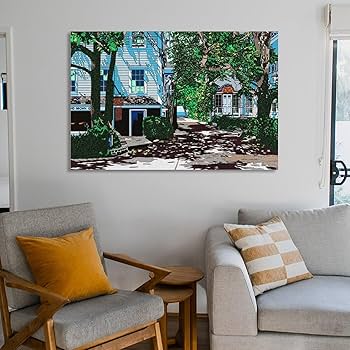 Amazon.co.jp: 鈴木英人《プロビンスタウン ハウス2》ポスター アート