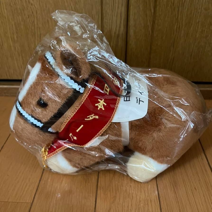 Amazon.co.jp: AVANTI社 競馬 ぬいぐるみ 馬ぬいぐるみ ディープスカイ