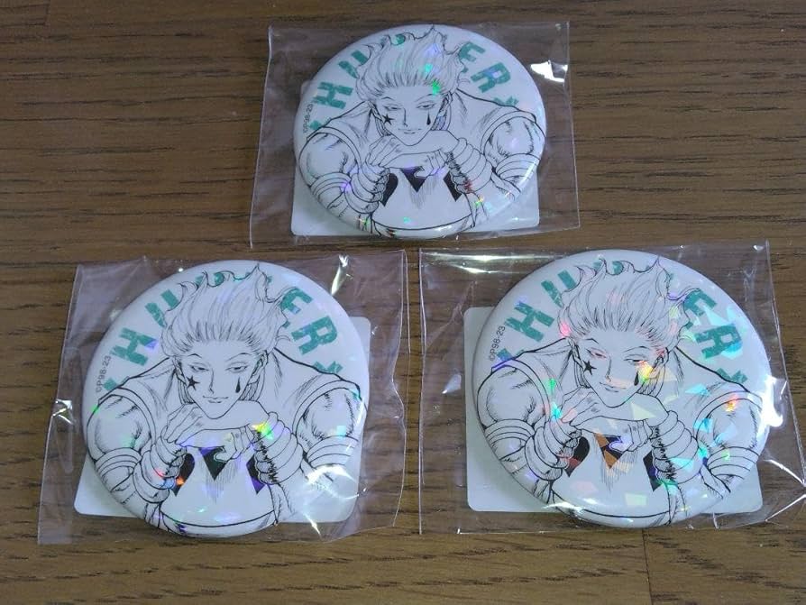 オールスター缶バッジ HUNTER×HUNTER ヒソカ ヨークシンシティ