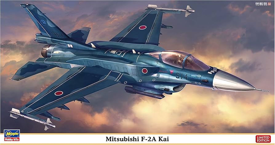 Amazon | ハセガワ 1/48 航空自衛隊 三菱 F-2A改 プラモデル 07518
